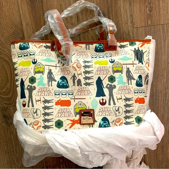 Disney Dooney and Bourke Star Wars Vii “The Force Awakens” Shopper - Picture 1 of 6